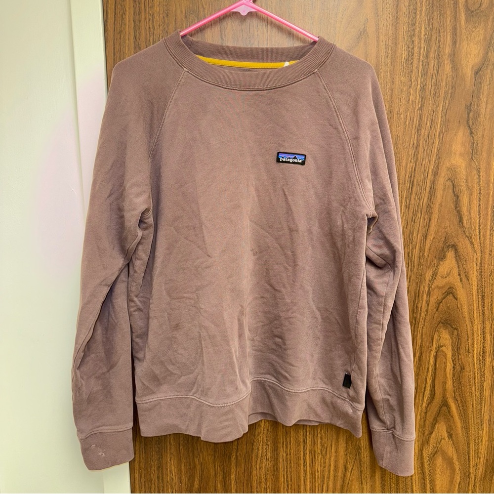 Patagonia Shirts - Patagonia Crewneck Sweater - Mauve/light purple - Men’s Large